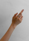 Menoal Silver Layered Ring