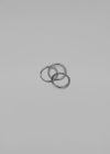 Menoal Silver Layered Ring