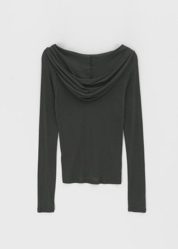 Rotine Henley Neck Long-sleeve Hoodie