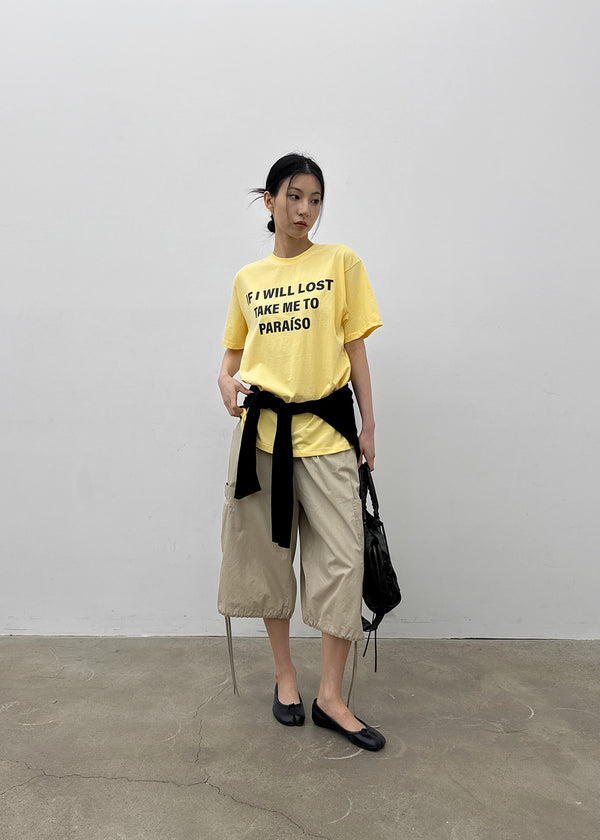 Sindella Loose Fit Printed Short Sleeve T-shirt