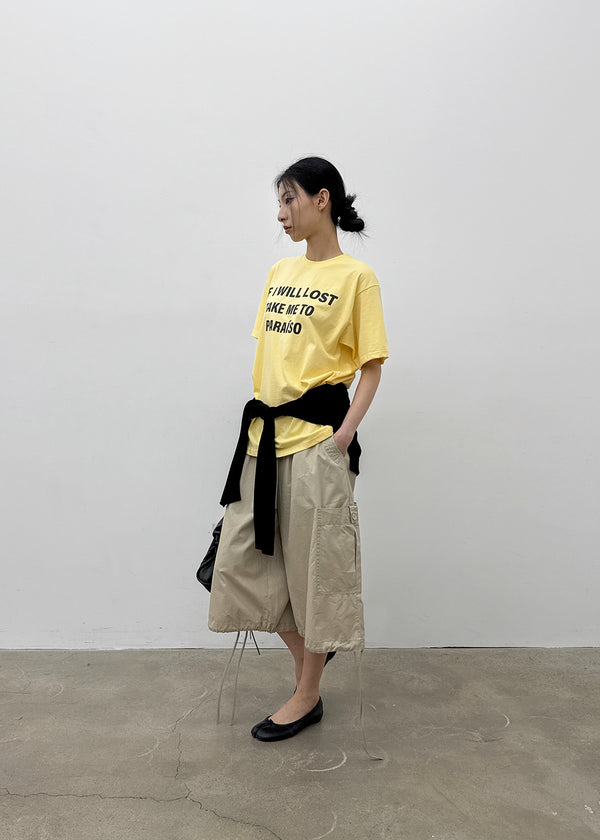 Sindella Loose Fit Printed Short Sleeve T-shirt