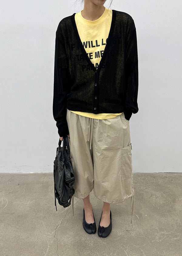 Poliner Deep V-neck Cardigan