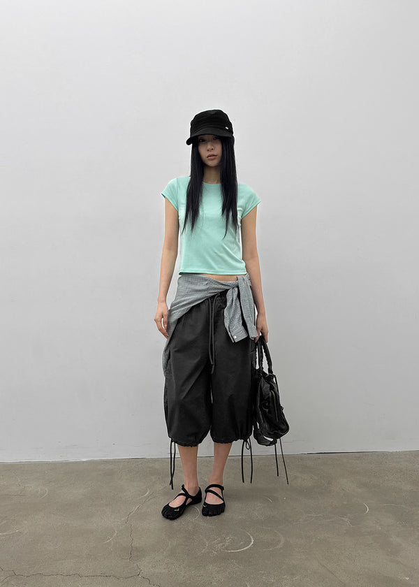 Pentcomb Cap Sleeve Short-sleeve Tee