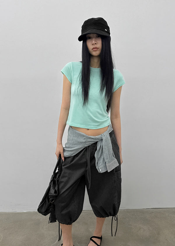 Pentcomb Cap Sleeve Short-sleeve Tee