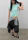 Pentcomb Cap Sleeve Short-sleeve Tee