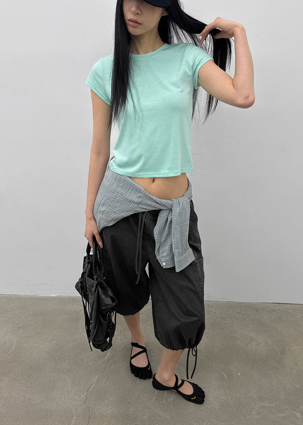 Pentcomb Cap Sleeve Short-sleeve Tee