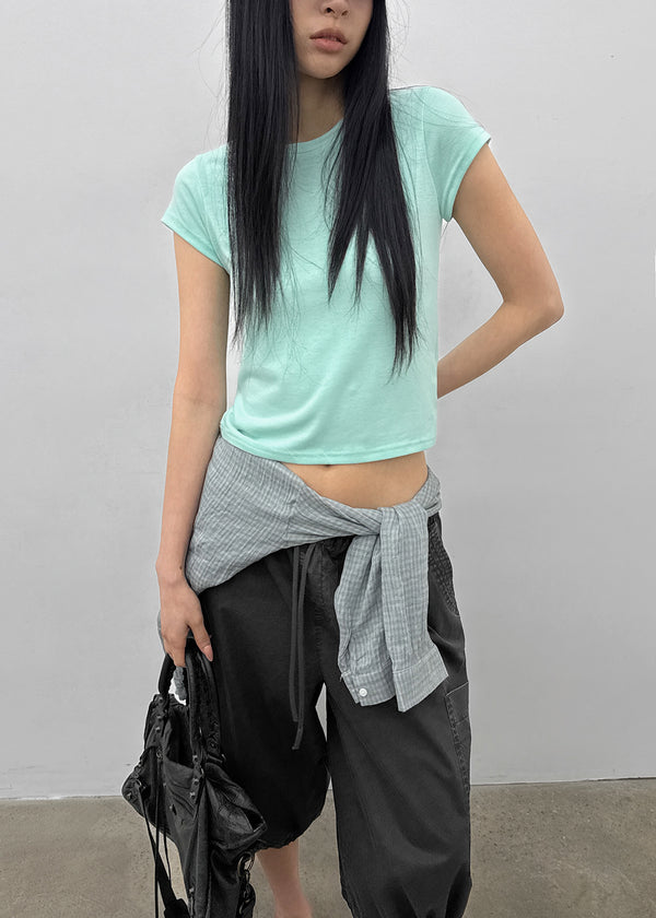 Pentcomb Cap Sleeve Short-sleeve Tee