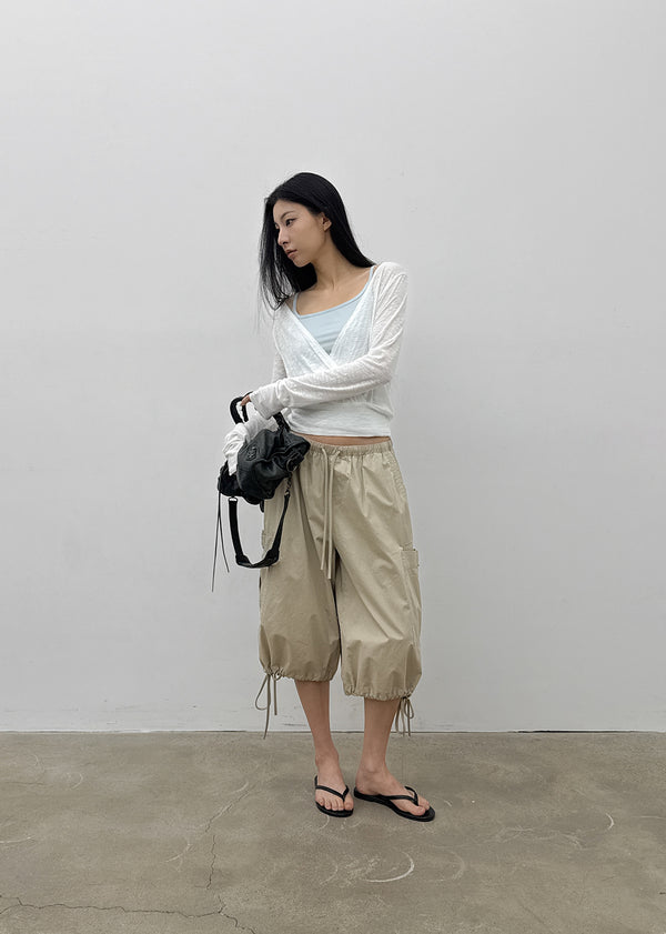 [MADE] Tilki Summer Wrap Long Sleeve Top