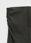 Pelian Nylon Shirred Long Skirt