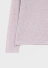 [MADE] Cuchel Summer Knit Button Off-Shoulder Long Sleeve Top