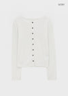 Ruav Button Round Cardigan