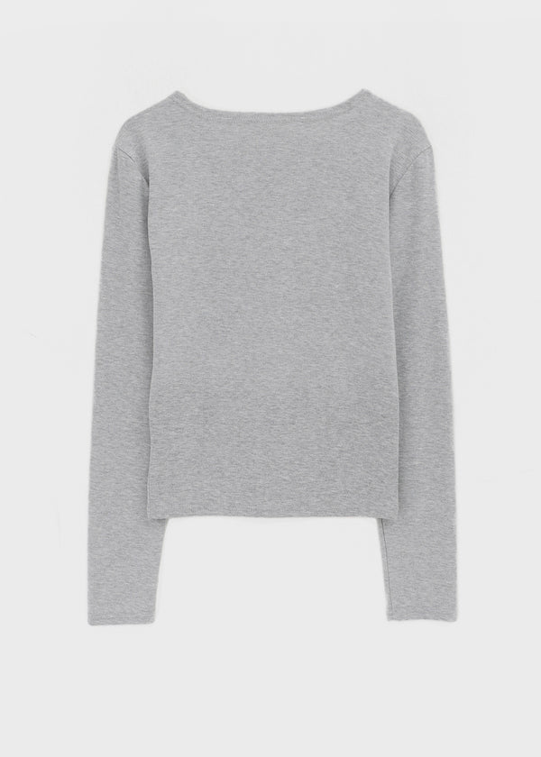 Ruav Button Round Cardigan