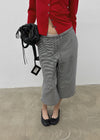 [MADE] Pixiv Summer Stripe Bermuda Banded Pants