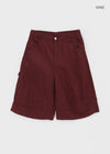 Oakt Carpenter Cotton Bermuda Pants