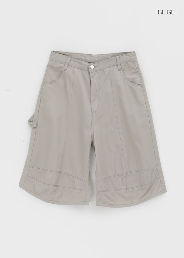 Oakt Carpenter Cotton Bermuda Pants