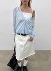 Sate Summer Knit Hooded Cardigan