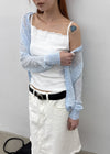 Sate Summer Knit Hooded Cardigan