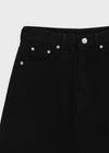 Onetic Cutting Cotton Midi Skirt
