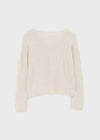 Plgun Linen Diamond V-Neck Cardigan