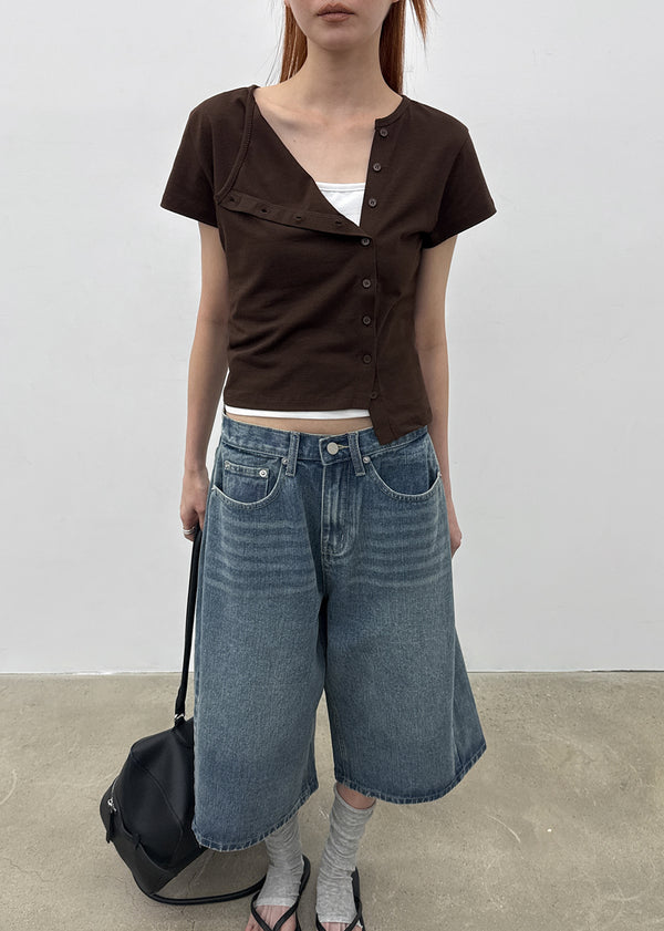 [MADE] Ever Folding Bermuda Denim Pants