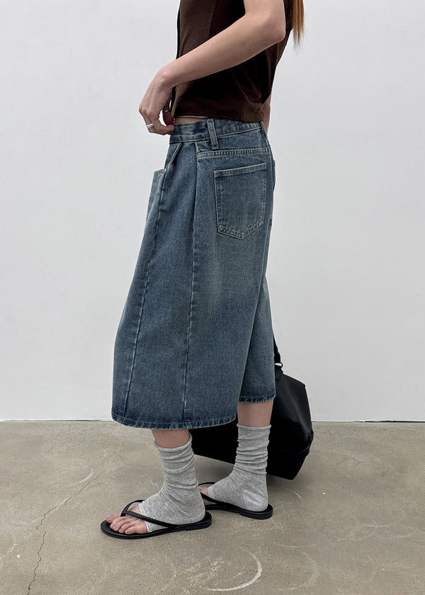 [MADE] Ever Folding Bermuda Denim Pants