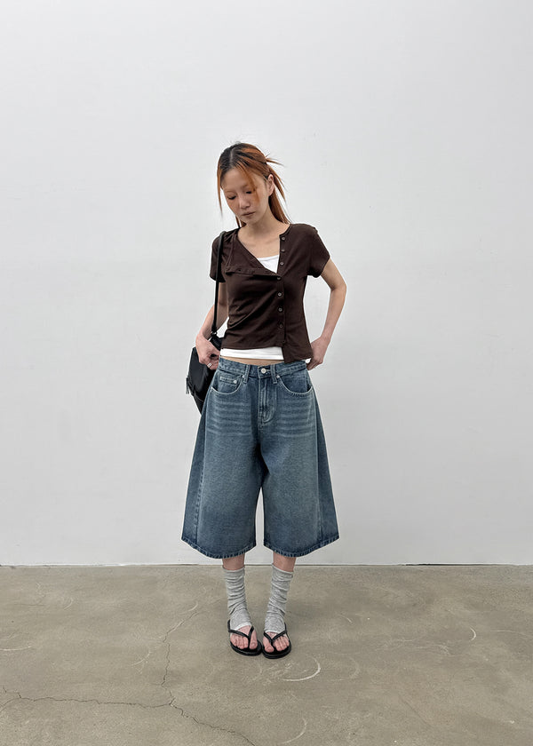 [MADE] Ever Folding Bermuda Denim Pants