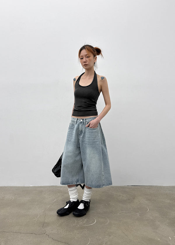 [MADE] Ever Folding Bermuda Denim Pants
