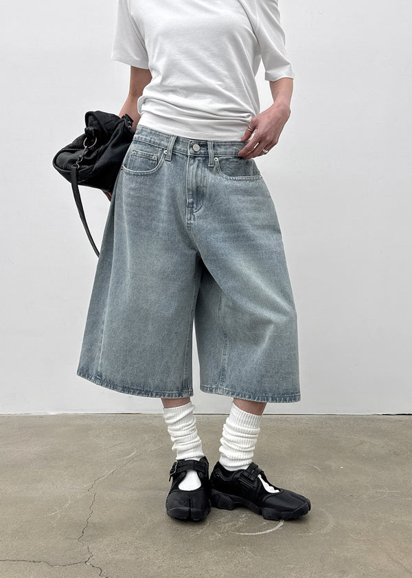 [MADE] Ever Folding Bermuda Denim Pants