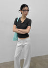 Tute Henley Neck Slim Short Sleeve Tee