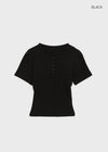 Tute Henley Neck Slim Short Sleeve Tee