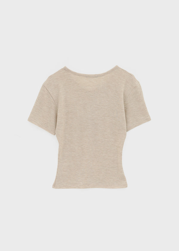 Tute Henley Neck Slim Short Sleeve Tee