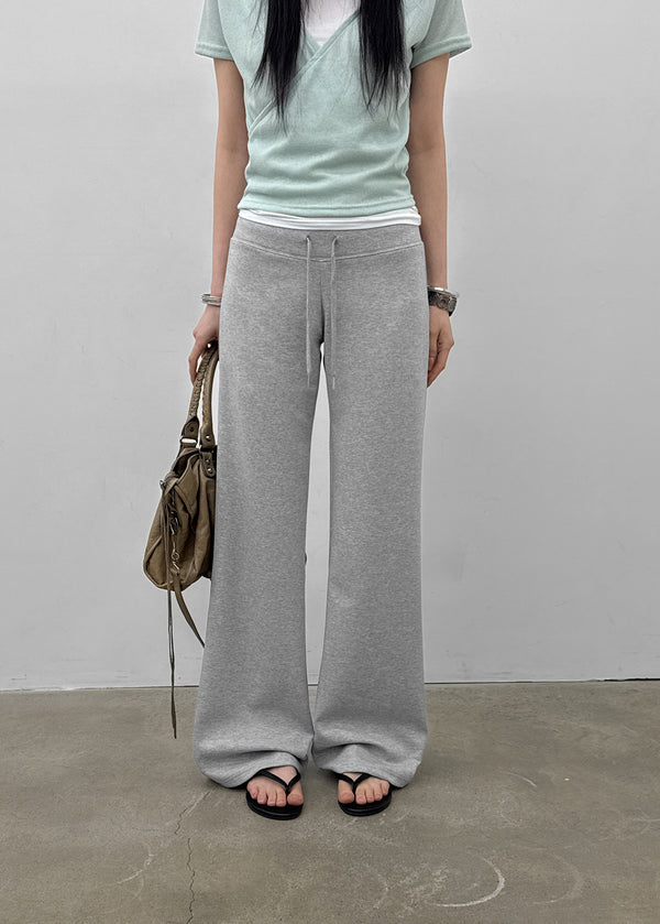 [MADE] Bient Low-Waist Bootcut Banding Pants