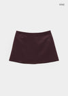 Comio Satin Miniskirt