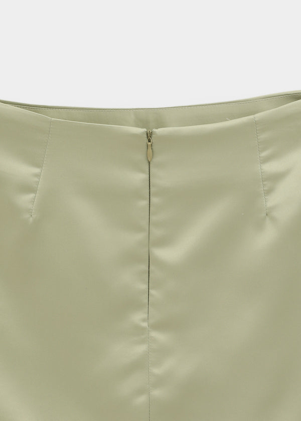 Comio Satin Miniskirt