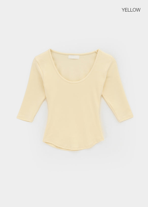 Colpo Rounded U-neck Sleeveless Tee