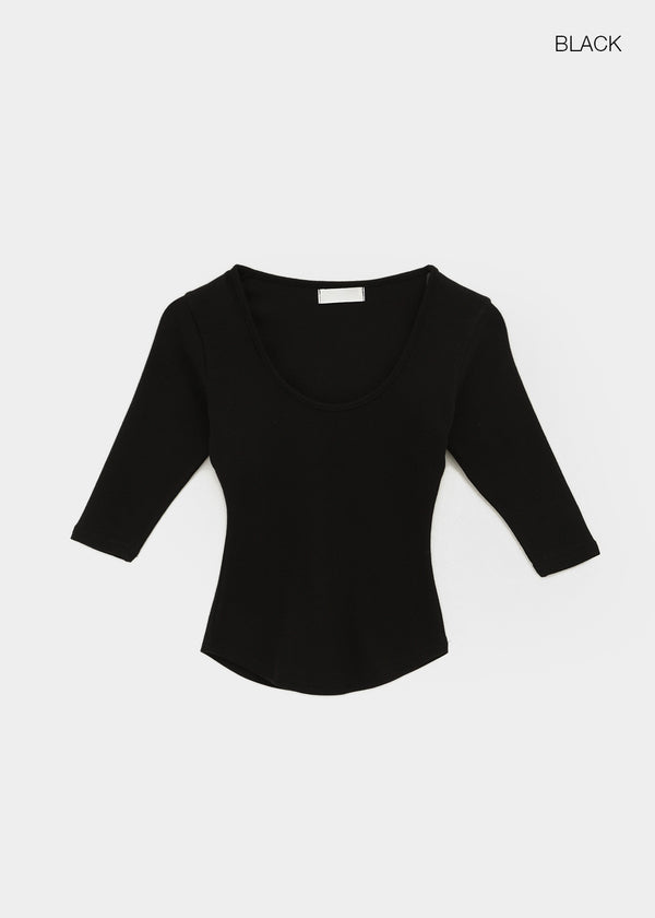 Colpo Rounded U-neck Sleeveless Tee