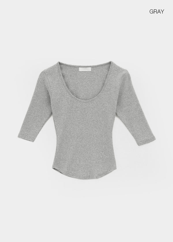 Colpo Rounded U-neck Sleeveless Tee