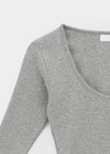 Colpo Rounded U-neck Sleeveless Tee