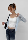 Shellys Lace Crop Sleeveless (built-in Cup)
