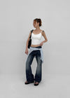 Shellys Lace Crop Sleeveless (built-in Cup)