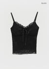 Shellys Lace Crop Sleeveless (built-in Cup)