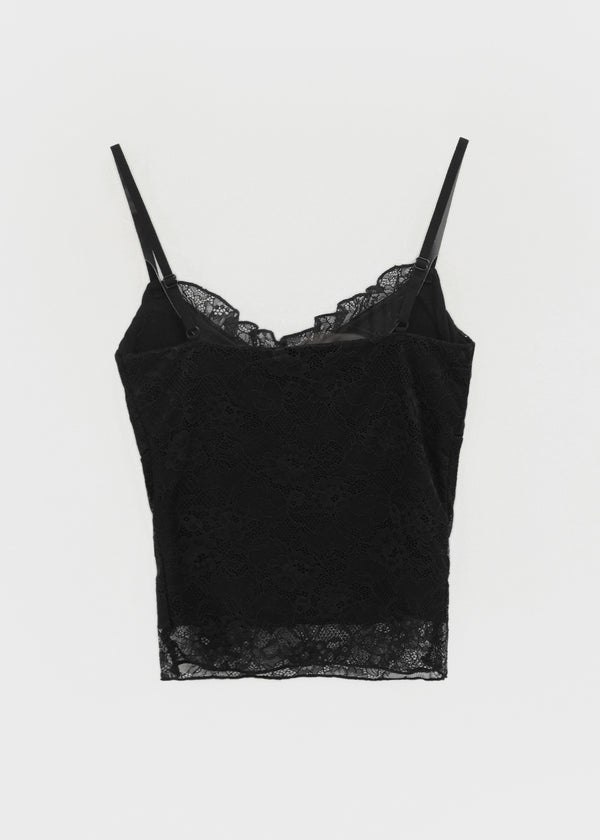Shellys Lace Crop Sleeveless (built-in Cup)