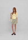 Comio Satin Miniskirt