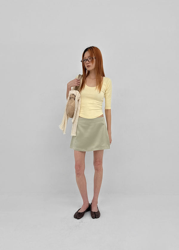 Colpo Rounded U-neck Sleeveless Tee
