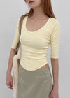 Colpo Rounded U-neck Sleeveless Tee