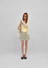 Comio Satin Miniskirt