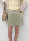 Comio Satin Miniskirt