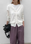 Sate Summer Knit Hooded Cardigan