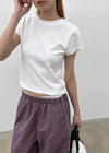 [MADE] Selni Round-Neck Short-Sleeve Tee (Set Available)