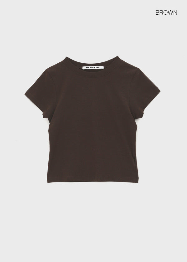[MADE] Selni Round-Neck Short-Sleeve Tee (Set Available)